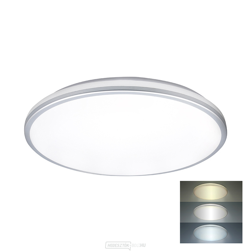 Solight LED világítás nedvesség elleni védelemmel, IP54, 24W, 2150lm, 3CCT, 38cm