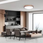 Solight LED világítás távirányítóval, Iron Oak, 48W, 3360lm, 40cm, színváltós, fényerő-szabályozható Előnézet 