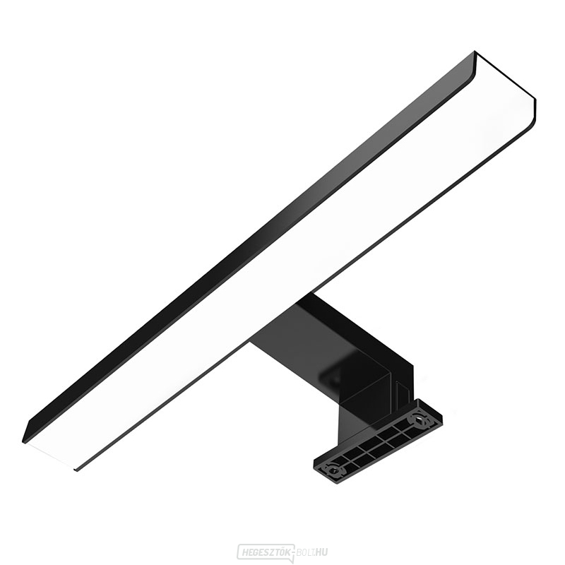 Solight LED fürdőszobai világítás a tükör fölé 3 az 1-ben, 7W, 455lm, 4000K, IP44, 40cm, fekete