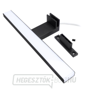 Solight LED fürdőszobai világítás a tükör fölé 3 az 1-ben, 7W, 455lm, 4000K, IP44, 40cm, fekete náhled