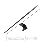 Solight LED fürdőszobai világítás a tükör fölé 3 az 1-ben, 12W, 780lm, 4000K, IP44, 60cm, fekete gallery main image