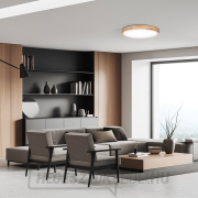 Solight LED világítás távirányítóval, tömör tölgyfa, 60W, 4200lm, 51cm, színváltós, fényerő-szabályozható Előnézet 
