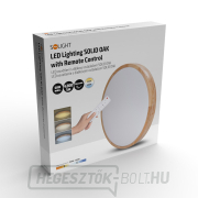 Solight LED világítás távirányítóval, tömör tölgyfa, 60W, 4200lm, 51cm, színváltós, fényerő-szabályozható náhled