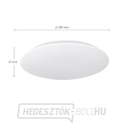 Solight LED világítás Adrano nedvesség elleni védelemmel, IP54, 18W, 1530lm, 3CCT, 28cm náhled