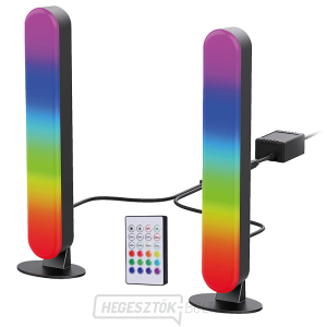 Solight LED RGB játékvilágítás, távirányító, hangérzékelő, USB gallery main image