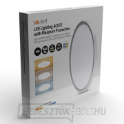 Solight LED világítás Acate nedvesség elleni védelemmel, IP54, 18W, 1620lm, 3CCT, 22cm, ezüst náhled