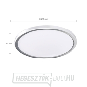 Solight LED világítás Acate nedvesség elleni védelemmel, IP54, 24W, 2160lm, 3CCT, 30cm, ezüst náhled