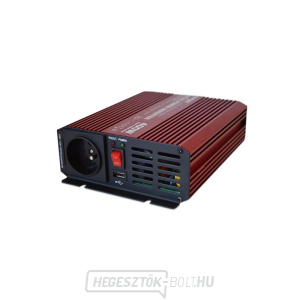 Feszültségváltó CARSPA P400 12V/230V 400W tiszta szinusz USB gallery main image