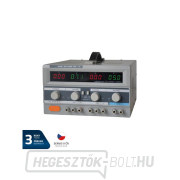 Laboratóriumi forrás GETI GLPS 3003E 2x0-30V/0-3A+ (5V-3A) gallery main image
