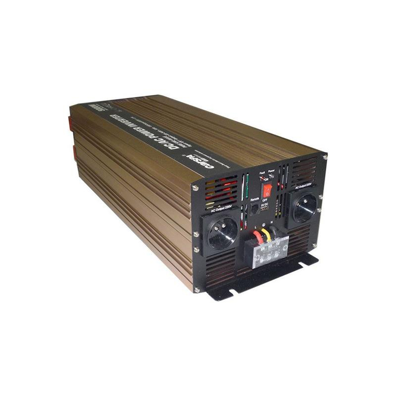 CARSPA P5000 feszültségváltó 12V/230V 5000W tiszta szinusz hullám