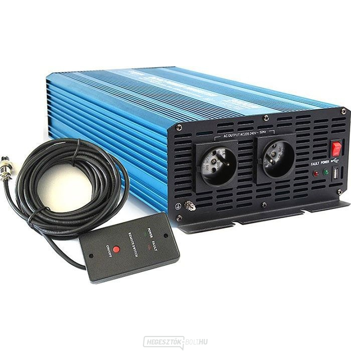 CARSPA P3000 feszültségváltó 12V/230V 3000W tiszta szinusz hullám CARSPA P3000 feszültségváltó 12V/230V 3000W tiszta szinusz hullám gallery main image