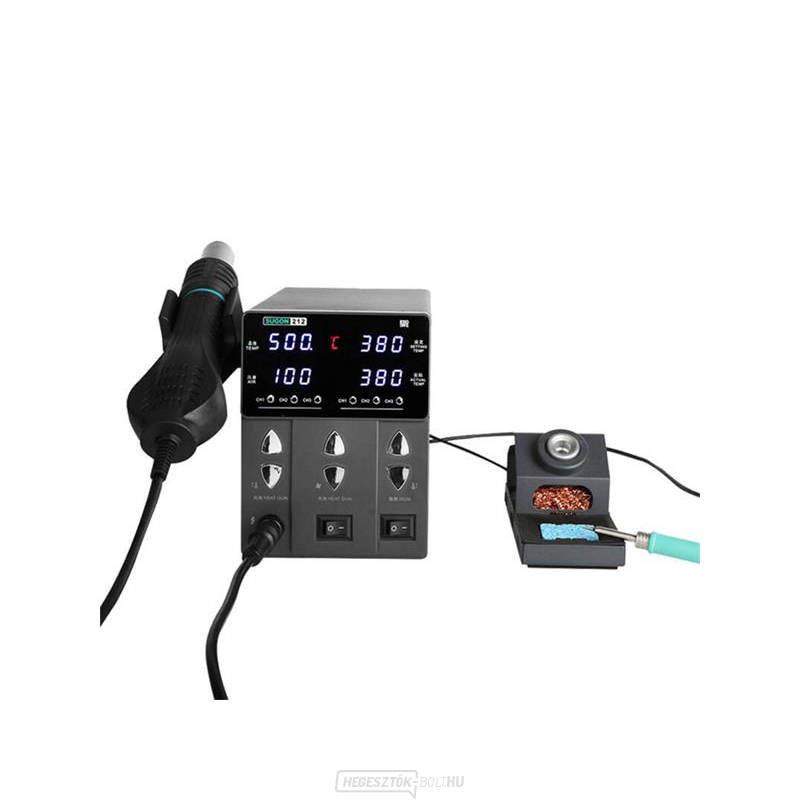 SUGON 212 forrasztóállomás + T12 mikro forrasztópáka gallery main image