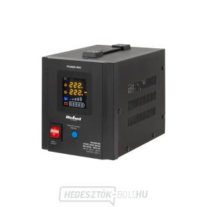 Tartalék tápegység REBEL POWER-800 12V 230V 800VA 500W Fekete gallery main image