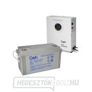 GETI GEP501 szinuszos 500W-os fali szünetmentes tápegység + 120Ah akkumulátor gallery main image
