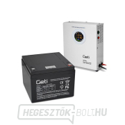 GETI GEP301 szinuszos szünetmentes tápegység 300W fali + 28Ah akkumulátor gallery main image