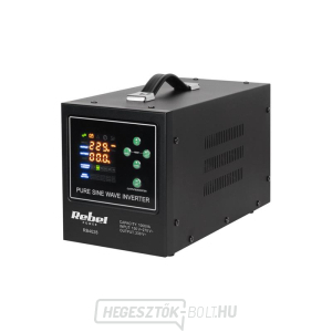 Tartalék tápegység REBEL POWER-1000-LFP4 12V 230V 1000VA 700W Fekete gallery main image