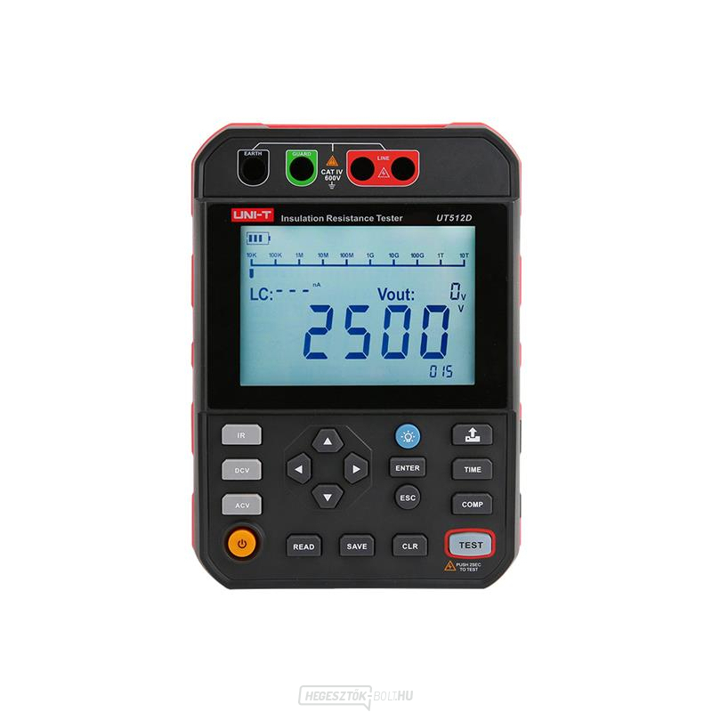 Szigetelési ellenállásmérő UNI-T UT512D gallery main image