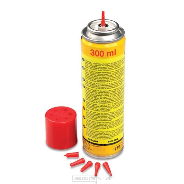 KMP butángáz 168 g, 300 ml + 6 adapter
