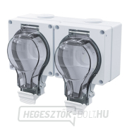 Solight dupla aljzat IP66, vízálló és porálló gallery main image