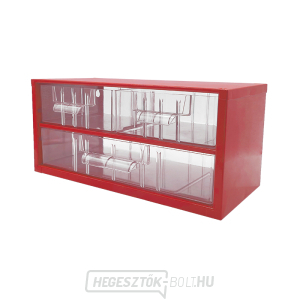 TOKOZ - Fiókos rendszerező 03/2M, 1L - RAL 3002 - Piros gallery main image