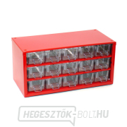 TOKOZ - Fiókrendszerező 03/15S - RAL 3002 - Piros gallery main image