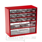 TOKOZ - Fiókos rendszerező 06/15S, 2M, 1L - RAL 3002 - Piros gallery main image