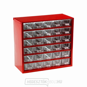 TOKOZ - Fiókrendszerező 06/30S - RAL 3002 - Piros gallery main image