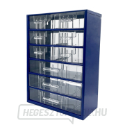 TOKOZ - Fiókrendszerező 09/6M, 3L - RAL 5002 - Kék gallery main image