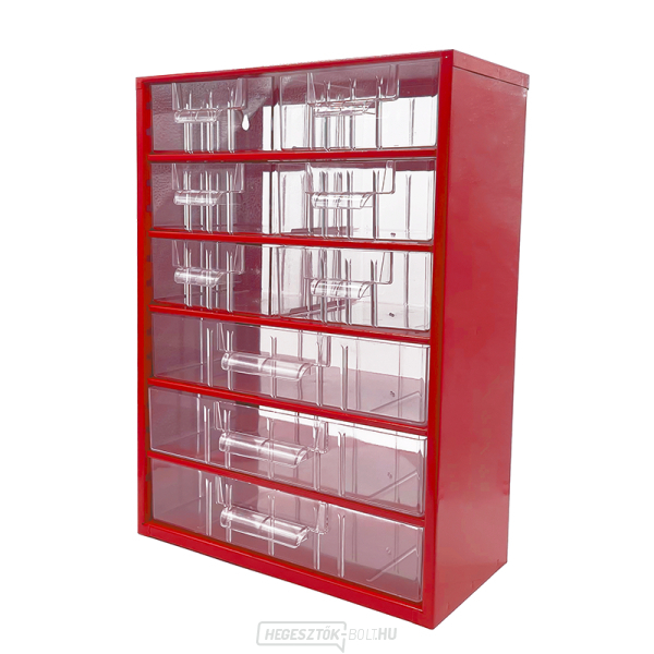 TOKOZ - Fiókrendszerező 09/6M, 3L - RAL 3002 - Piros gallery main image