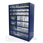 TOKOZ - Fiókos rendszerező 09/15S, 4M, 2L - RAL 5002 - Kék gallery main image