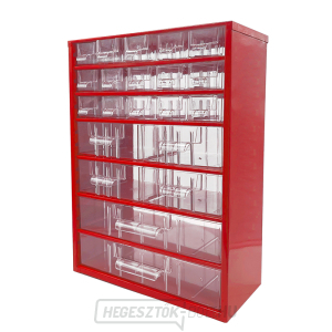 TOKOZ - Fiókos rendszerező 09/15S, 4M, 2L - RAL 3002 - Piros gallery main image