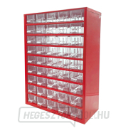 TOKOZ - Fiókrendszerező 09/45S - RAL 3002 - Piros gallery main image