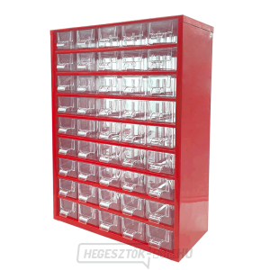 TOKOZ - Fiókrendszerező 09/45S - RAL 3002 - Piros gallery main image