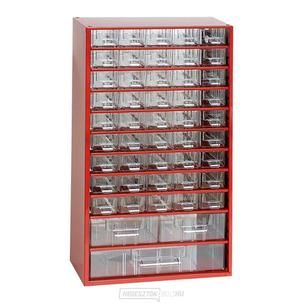 TOKOZ - Fiókos rendszerező 12/45S, 2M, 1L - RAL 3002 - Piros gallery main image