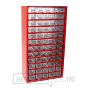 TOKOZ - Fiókrendszerező 12/60S - RAL 3002 - Piros gallery main image