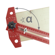 T-szögű, multifunkcionális, 350x190mm Előnézet 