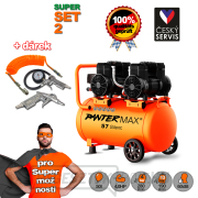 PANTERMAX Szuper csendes olajmentes kompresszor AirFlow® 57 SILENT SET2 gallery main image