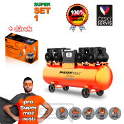 PANTERMAX Szuper csendes olajmentes kompresszor AirFlow® 120 SILENT SET1 gallery main image