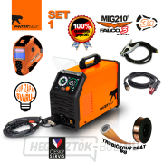 PANTERMAX Hegesztő inverter MIG210FALCO 3 LCD SET1 (MIG/MMA/TIG) Előnézet 