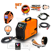 PANTERMAX Hegesztő inverter MIG210FALCO 3 LCD SET1 (MIG/MMA/TIG) gallery main image