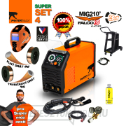 PANTERMAX Hegesztő inverter MIG210FALCO® 3 LCD SET4bL (MIG/MMA/TIG) Előnézet 