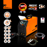 PANTERMAX Hegesztő inverter MIG210FALCO® 3 LCD SET4bL (MIG/MMA/TIG) Előnézet 