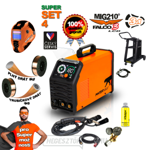 PANTERMAX Hegesztő inverter MIG210FALCO® 3 LCD SET4bL (MIG/MMA/TIG) gallery main image