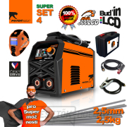 PANTERMAX Hegesztő inverter MMA300LCD® SET4 (MMA/TIG) Előnézet 