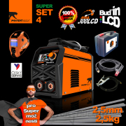 PANTERMAX Hegesztő inverter MMA300LCD® SET4 (MMA/TIG) Előnézet 