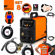 PANTERMAX hegesztő inverter PanterWeld® 4 az 1-ben 200 SET8bL (MIG/SYN/MAN/PLASMA/DCTIG) Előnézet 