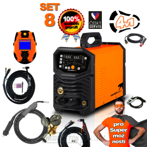 PANTERMAX hegesztő inverter PanterWeld® 4 az 1-ben 200 SET8bL (MIG/SYN/MAN/PLASMA/DCTIG) gallery main image
