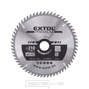 Fűrészlap SK pengékkel 210x2,2x30mm, 60T Fűrészlap SK pengékkel 210x2,2x30mm, 60T gallery main image