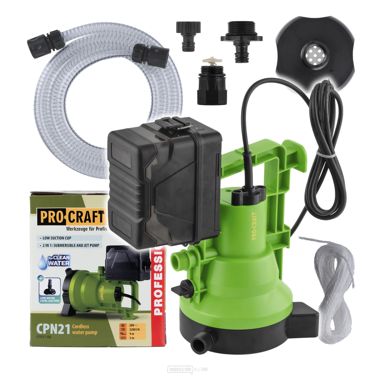 Procraft CPN21bb búvárszivattyú (akkumulátor és töltő nélkül) | CPN21bb