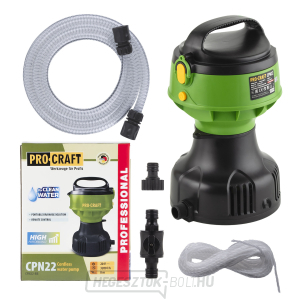 Procraft CPN22bb akkumulátoros úszópumpa (akkumulátor és töltő nélkül) | CPN22bb gallery main image